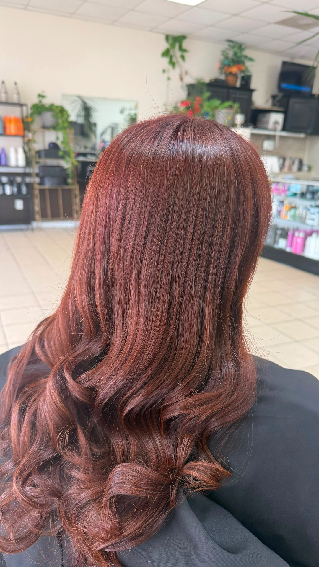 Ondas cobrizas con brillo