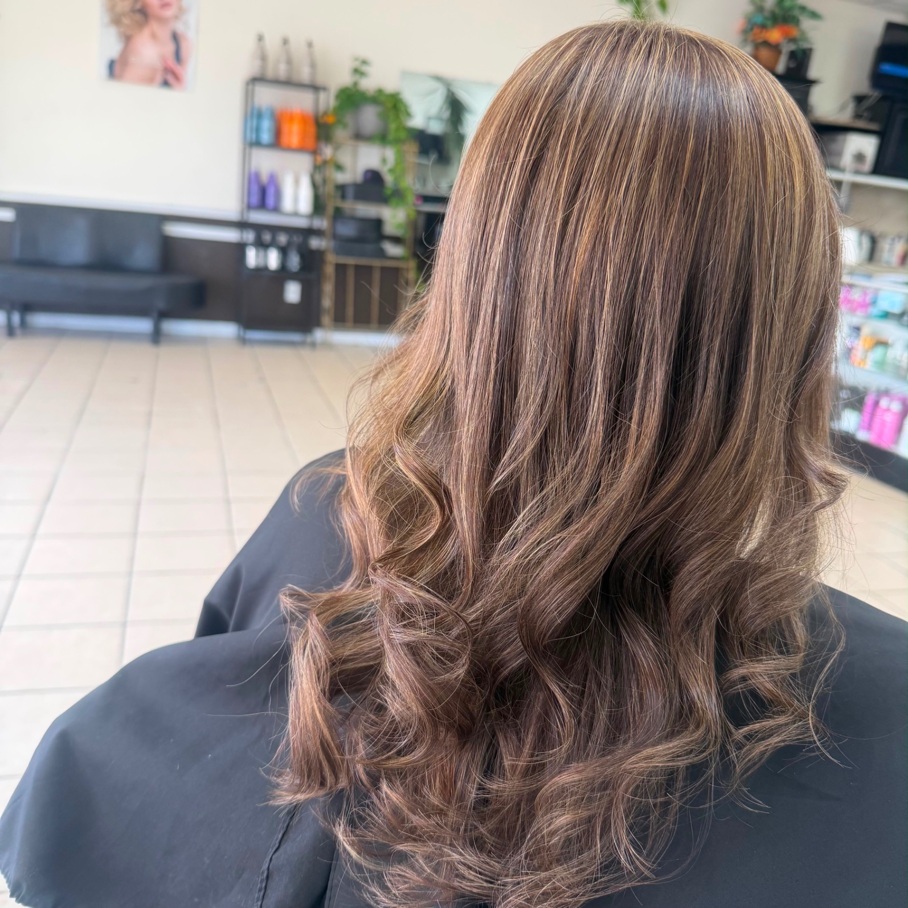 Capas con highlights caramelo